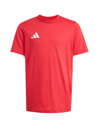 Koszulka dla dzieci adidas entrada 26 tee czerwona jz6674