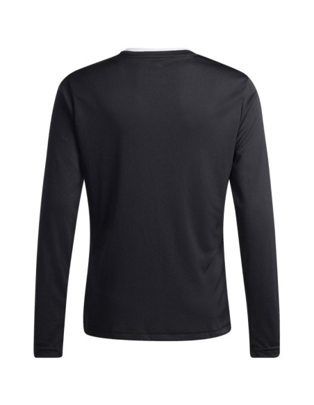 Koszulka dla dzieci adidas entrada 26 long sleeve jersey czarna kf5879