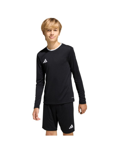 Koszulka dla dzieci adidas entrada 26 long sleeve jersey czarna kf5879