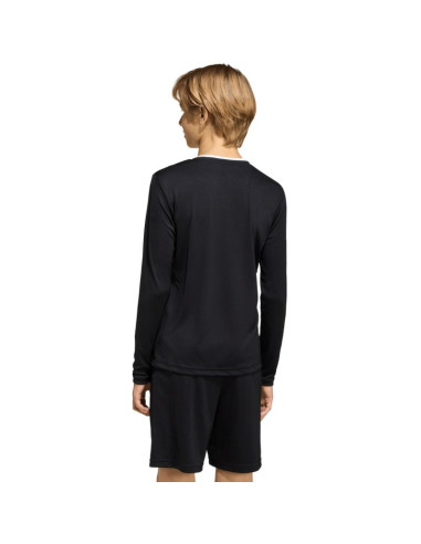 Koszulka dla dzieci adidas entrada 26 long sleeve jersey czarna kf5879