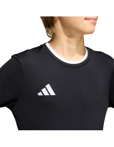 Koszulka dla dzieci adidas entrada 26 long sleeve jersey czarna kf5879
