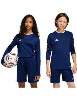 Koszulka dla dzieci adidas entrada 26 long sleeve jersey granatowa kf5877