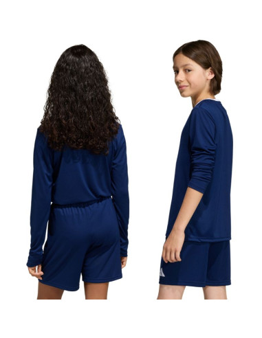 Koszulka dla dzieci adidas entrada 26 long sleeve jersey granatowa kf5877