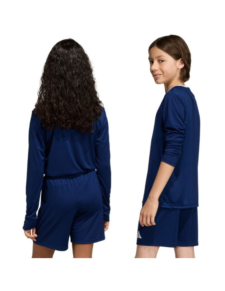 Koszulka dla dzieci adidas entrada 26 long sleeve jersey granatowa kf5877