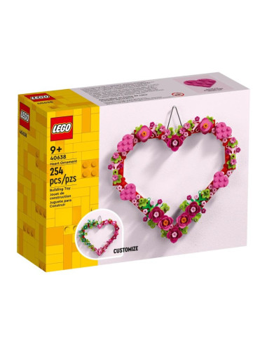 Lego okolicznościowe 40638 ozdoba w kształcie serca