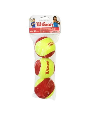 Piłki tenisowe wilson starter red (3 szt) junior