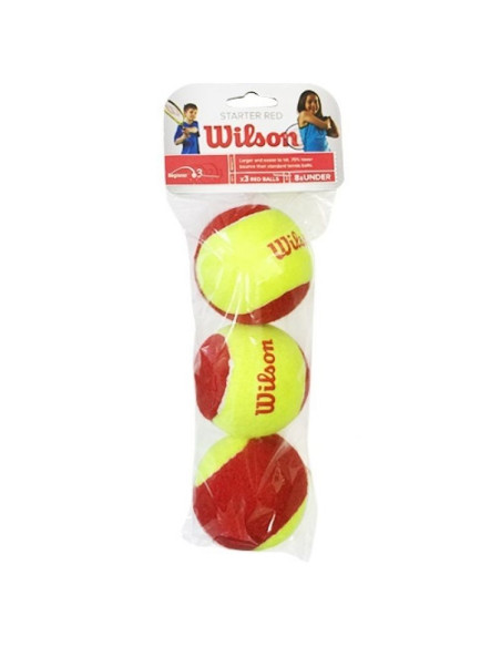 Piłki tenisowe wilson starter red (3 szt) junior