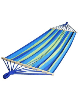 Hamak ogrodowy 1 osobowy 200x100cm z drążkiem 1006048