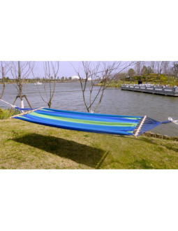 Hamak ogrodowy 1 osobowy 200x100cm z drążkiem 1006048 2