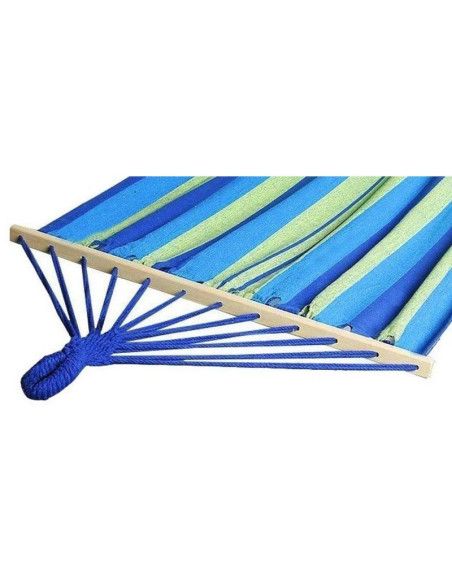 Hamak ogrodowy 1 osobowy 200x100cm z drążkiem 1006048