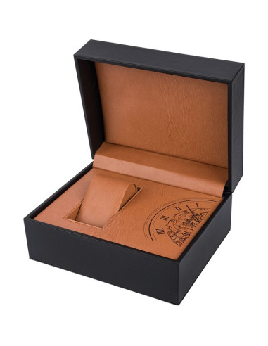 Pudełko na zegarek drewniane mahoń premium pdr-4