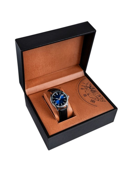 Pudełko na zegarek drewniane mahoń premium pdr-4