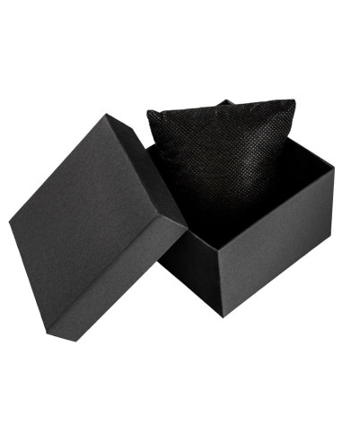 Pudełko na zegarek gładkie - czarne