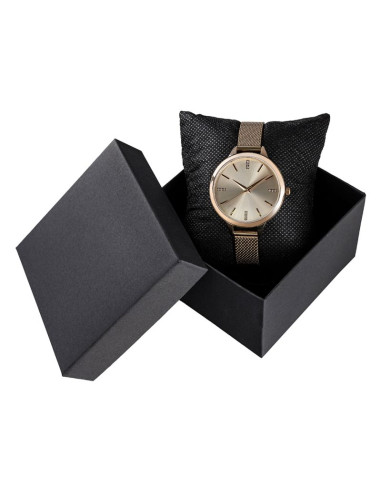 Pudełko na zegarek gładkie - czarne