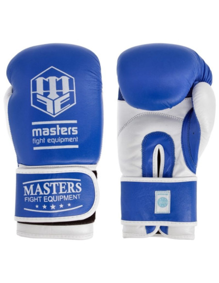 Rękawice bokserskie skórzane masters rbt-trw