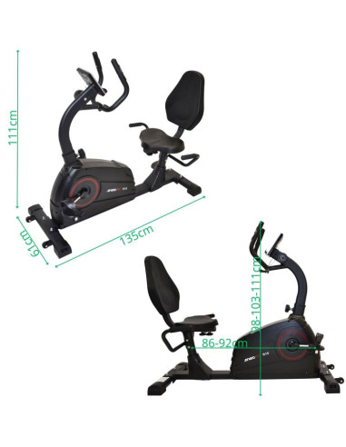 Rowerek magnetyczny poziomy r10 enero fit