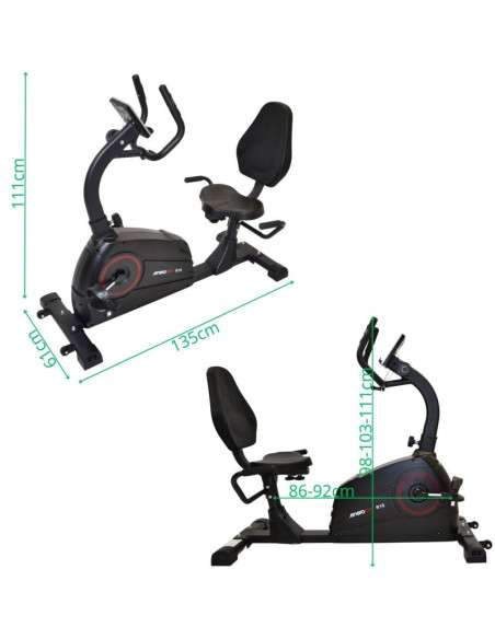 Rowerek magnetyczny poziomy r10 enero fit