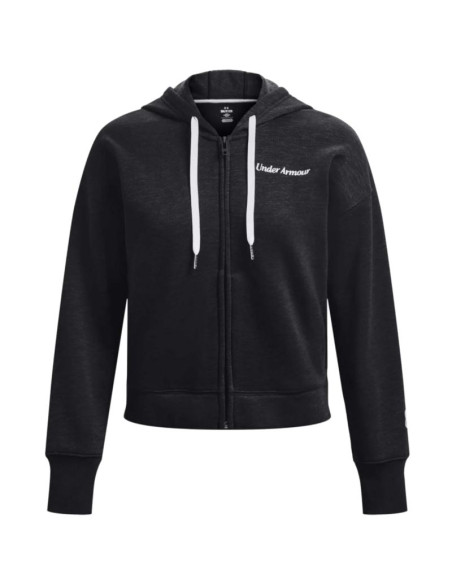 Bluza under armour essential fleece script fz hoodie w 1374106