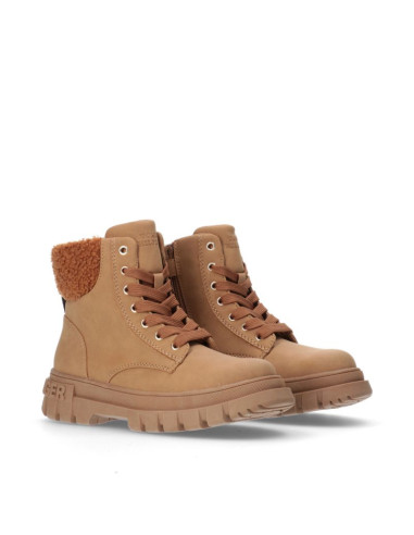 Buty tommy hilfiger lace-up bootie cognac w