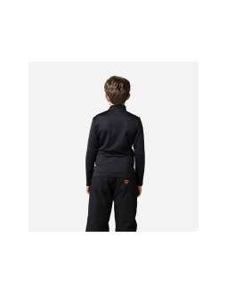 Bluza rossignol boy hero 1/2 zip warm stretch czarny 2