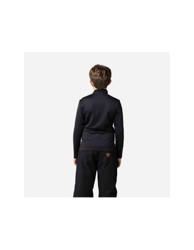 Bluza rossignol boy hero 1/2 zip warm stretch czarny