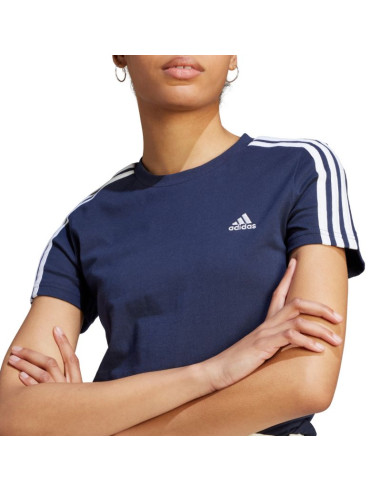 Koszulka adidas essentials slim 3-stripes tee w