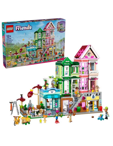 Lego friends 42670 mieszkania i sklepy w mieście heartlake