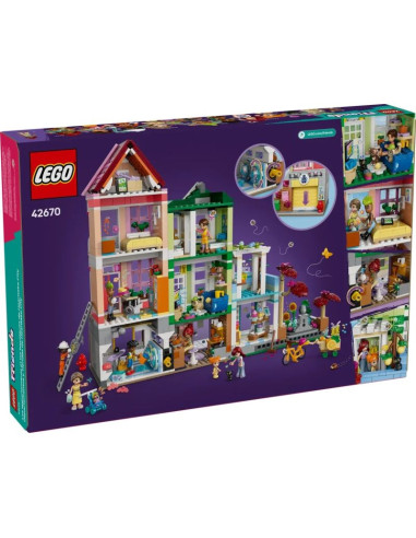 Lego friends 42670 mieszkania i sklepy w mieście heartlake