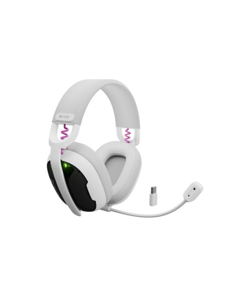 Fury słuchawki fukiya f6 bezprzewodowe białe z mikrofonem