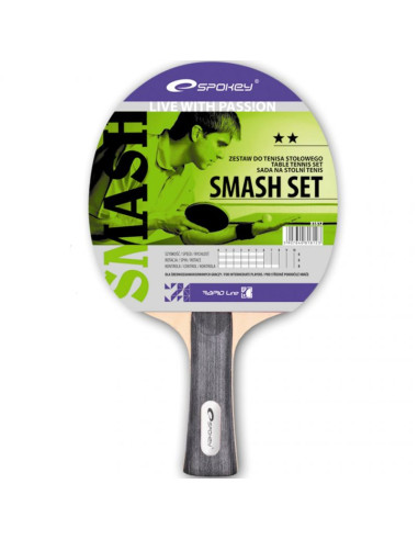 Zestaw do ping ponga spokey smash set 81812