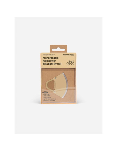 Lampka rowerowa bookman curve front light 220lm