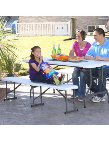 Ławka składana w pół 183 cm 80305