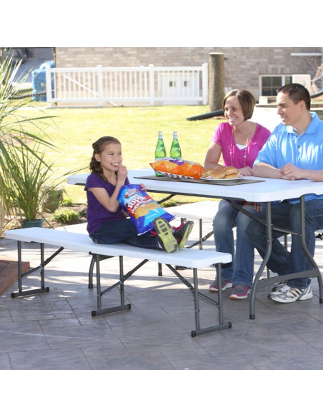 Ławka składana w pół 183 cm 80305