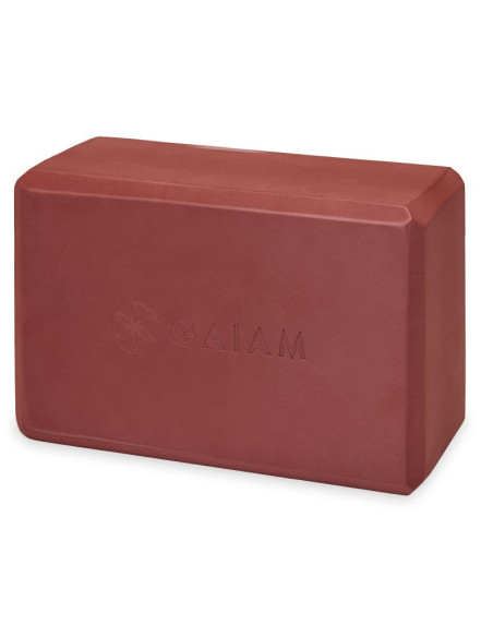 Kostka do jogi gaiam intense rust sundial point