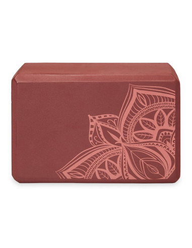 Kostka do jogi gaiam intense rust sundial point