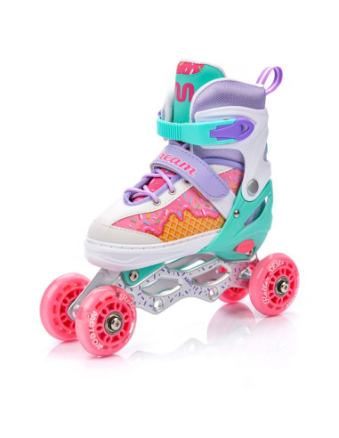 Rolki meteor 4w1 cream