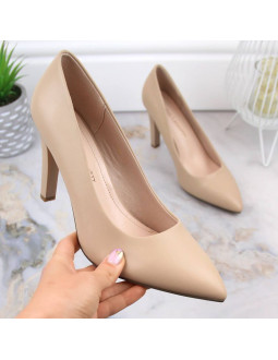 Czółenka na obcasie sergio leone w sk415 2