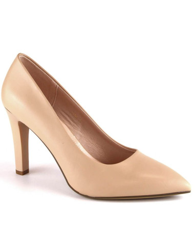 Czółenka na obcasie sergio leone w sk415