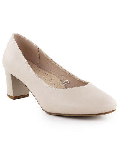 Czółenka na obcasie sergio leone w sk415