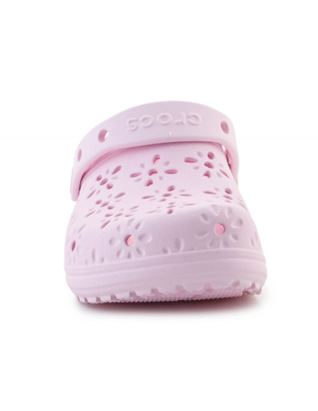 Klapki crocs classic floral cut out clog w