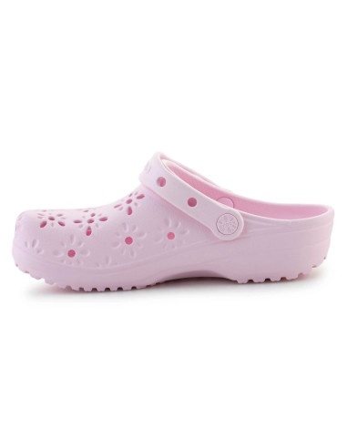 Klapki crocs classic floral cut out clog w