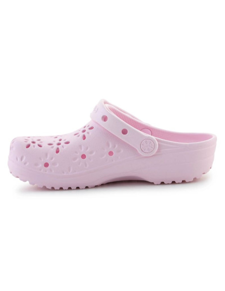 Klapki crocs classic floral cut out clog w