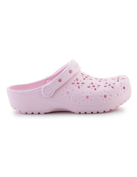 Klapki crocs classic floral cut out clog w