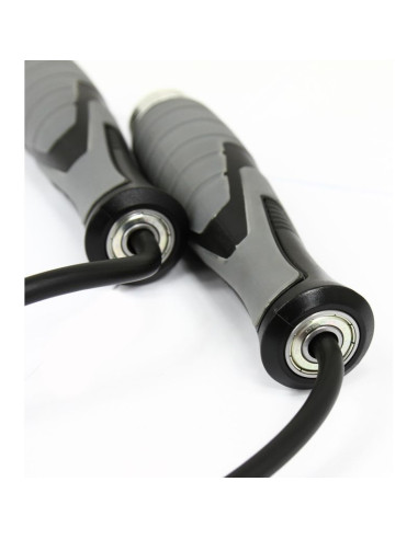 Skakanka speed z obciążnikami 2 x 100g bk256