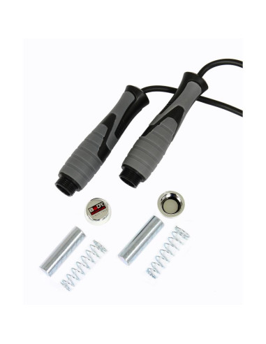 Skakanka speed z obciążnikami 2 x 100g bk256