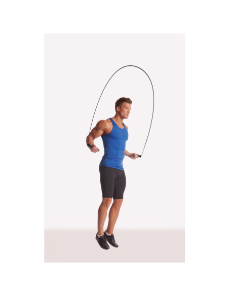 Skakanka speed z obciążnikami 2 x 100g bk256