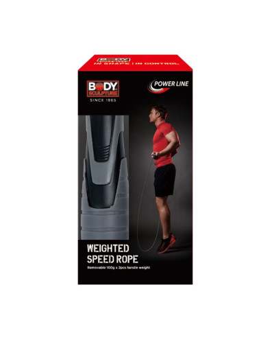 Skakanka speed z obciążnikami 2 x 100g bk256