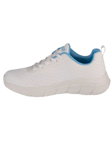 Skechers bobs sport b flex - quick pivot 117328-ofwt białe 36
