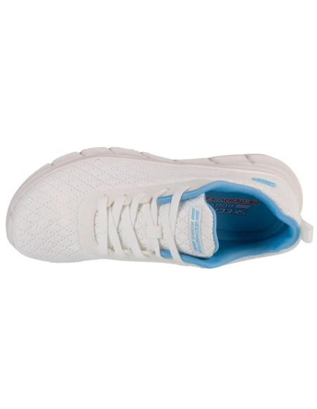 Skechers bobs sport b flex - quick pivot 117328-ofwt białe 36