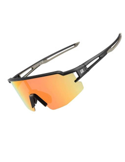 Rockbros okulary z polaryzacją 5 szkieł grey